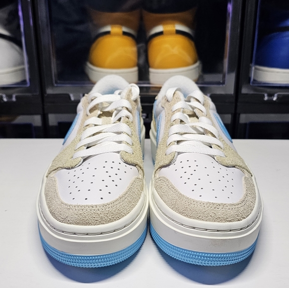 Womens 7 US Nike Air Jordan 1 Retro Low Elevate Platform Salt Lake SE - Picture 3 of 5